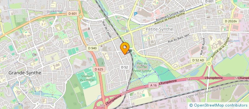 localisation de l'entreprise MADAME CAROLINE CHAUVET à DUNKERQUE