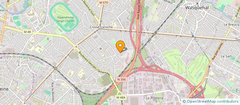 localisation de l'entreprise MADAME CAROLINE CHAZARD  LILLE