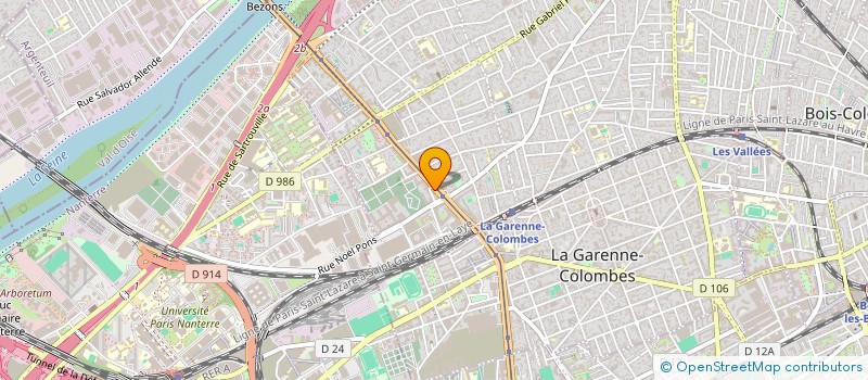 localisation de l'entreprise MADAME CAROLINE CHENILYER  COLOMBES