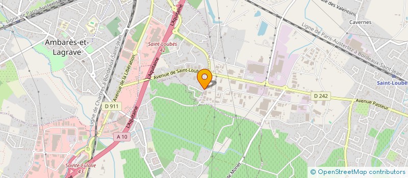 localisation de l'entreprise MADAME CAROLINE CHEOUX ESLOURINE  AMBARES-ET-LAGRAVE