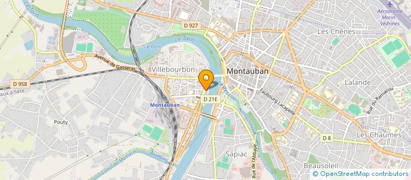 localisation de l'entreprise MADAME CAROLINE CHEREL  MONTAUBAN