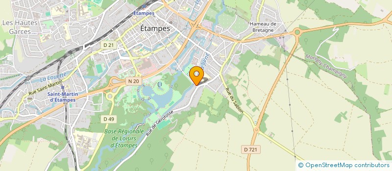 localisation de l'entreprise MADAME CAROLINE CHERON  ETAMPES