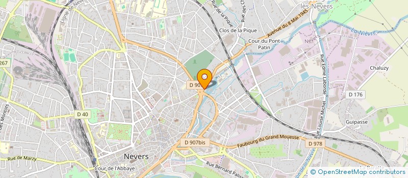 localisation de l'entreprise MADAME CAROLINE CHERRIER à NEVERS