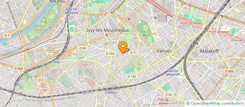 localisation de l'entreprise MADAME CAROLINE CHESNEL à ISSY-LES-MOULINEAUX