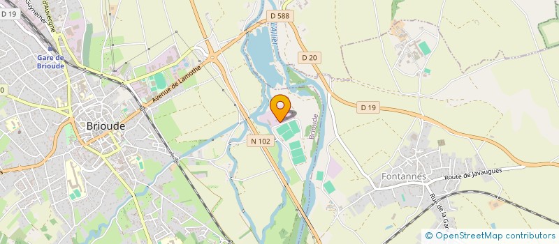 localisation de l'entreprise MADAME CAROLINE CHEVALIER  BRIOUDE