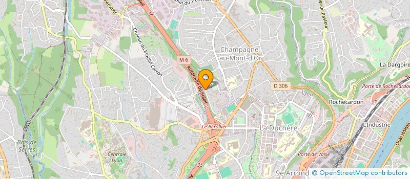 localisation de l'entreprise MADAME CAROLINE CHEVALLIER  ECULLY