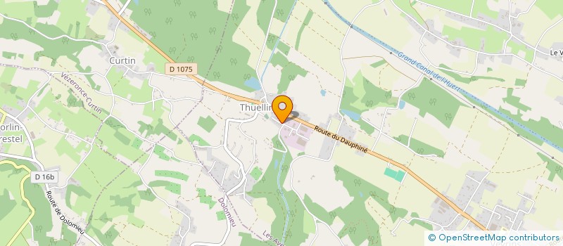 localisation de l'entreprise MADAME CAROLINE CHIPIER  LES AVENIERES VEYRINS-THUELLIN