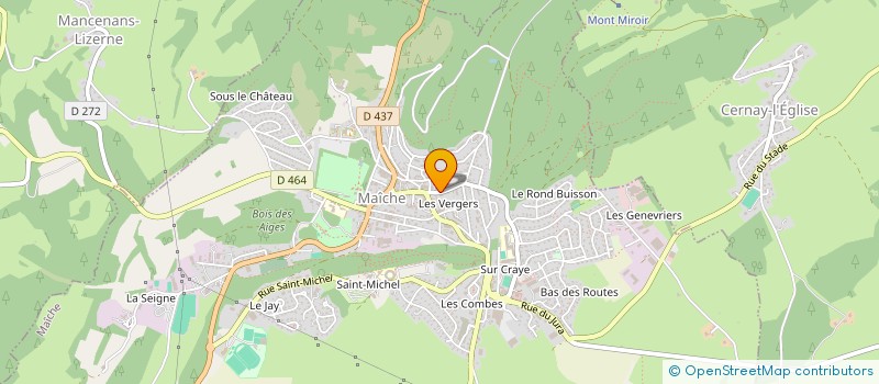 localisation de l'entreprise MADAME CAROLINE CHROBOT à MAICHE