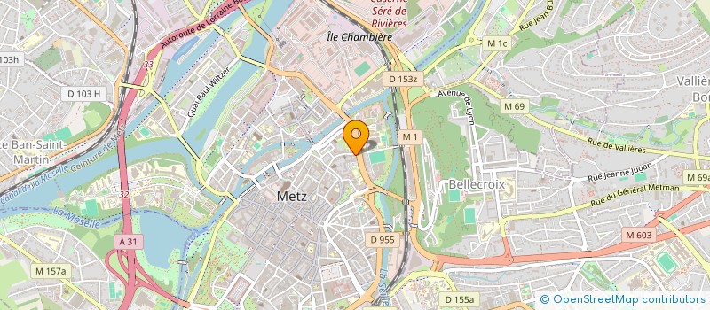 localisation de l'entreprise MADAME CAROLINE CIBBA  METZ