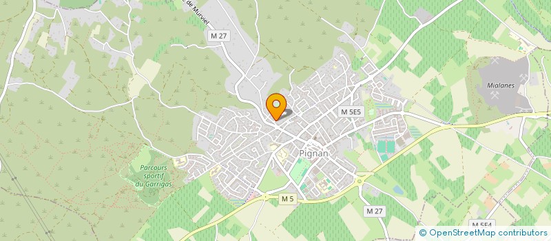 localisation de l'entreprise MADAME CAROLINE CIOTOLI  PIGNAN