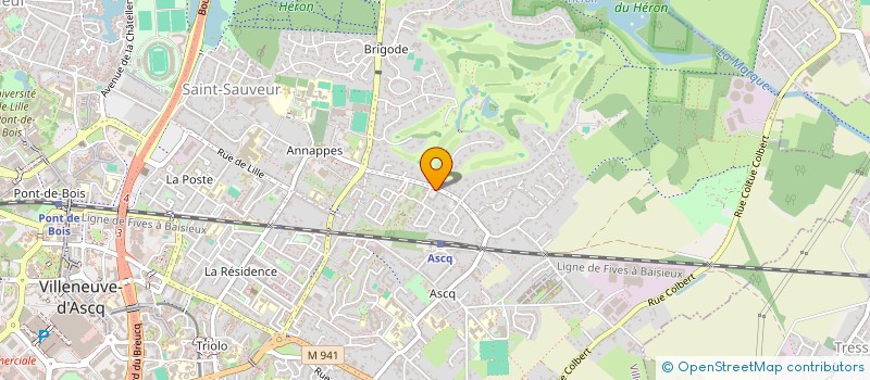 localisation de l'entreprise MADAME CAROLINE CLAISSE  VILLENEUVE-D'ASCQ