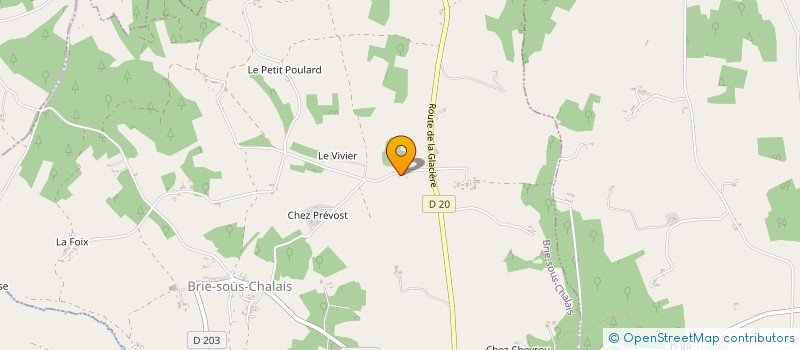 localisation de l'entreprise MADAME CAROLINE CLARE WILFORD-SMITH à BRIE-SOUS-CHALAIS