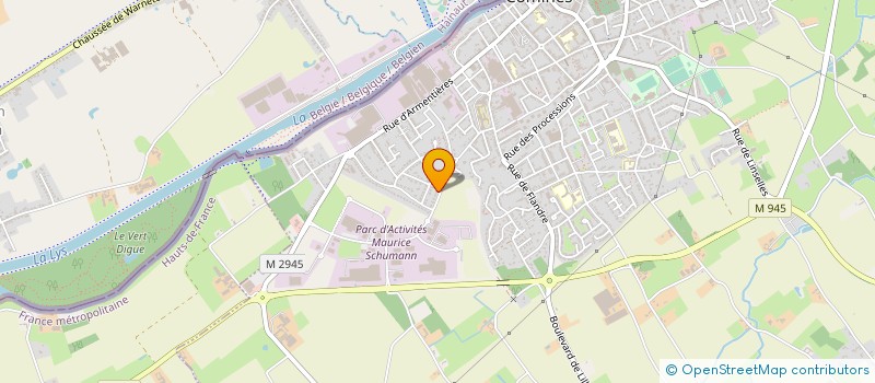 localisation de l'entreprise MADAME CAROLINE CLARISSE  COMINES