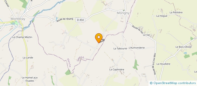 localisation de l'entreprise MADAME CAROLINE CLARK  MORIGNY