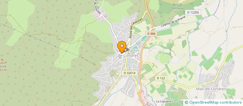 localisation de l'entreprise MADAME CAROLINE CLASS  SAINT-MATHIEU-DE-TREVIERS