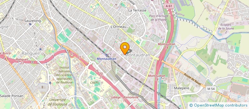 localisation de l'entreprise MADAME CAROLINE CLAVE à TOULOUSE