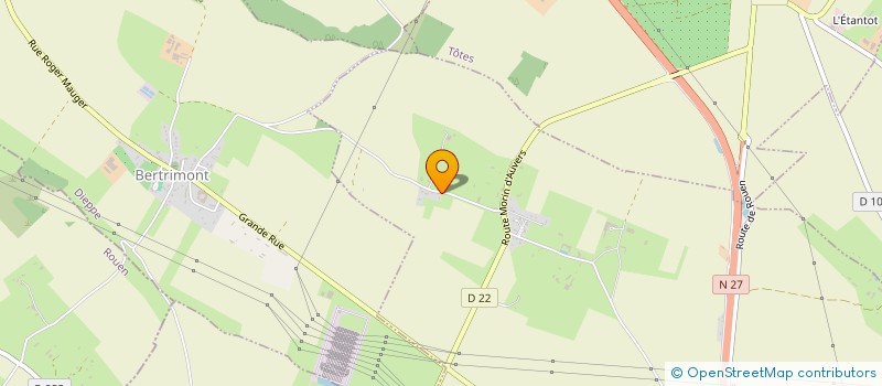 localisation de l'entreprise MADAME CAROLINE CLEMENCE  VARNEVILLE-BRETTEVILLE