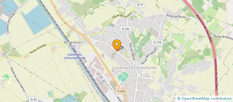 localisation de l'entreprise MADAME CAROLINE CLEMENT  CASTELNAU-D'ESTRETEFONDS