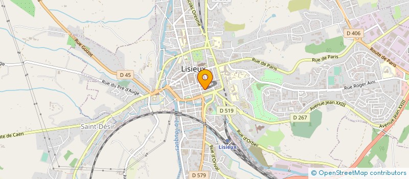 localisation de l'entreprise MADAME CAROLINE CLOUET à LISIEUX
