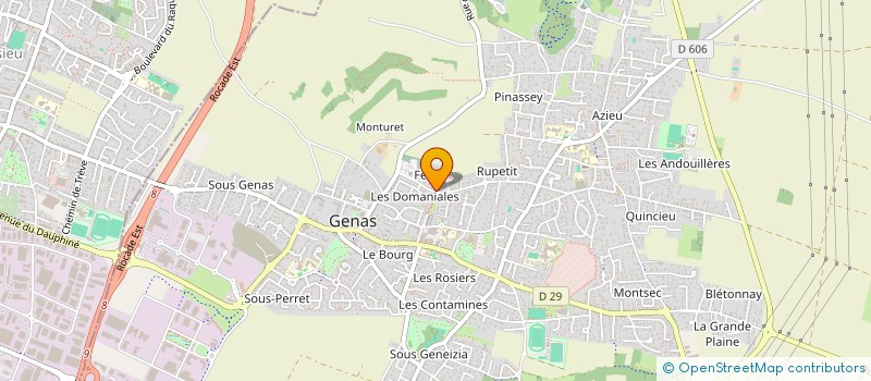 localisation de l'entreprise MADAME CAROLINE CLUZEL à GENAS