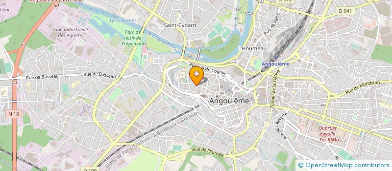 localisation de l'entreprise MADAME CAROLINE COCHAUD à ANGOULEME