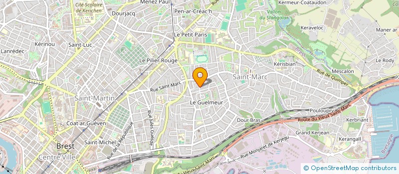 localisation de l'entreprise MADAME CAROLINE COLAS à BREST