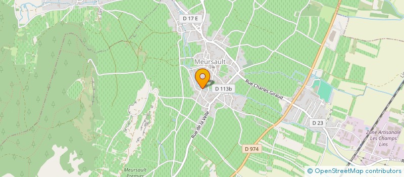 localisation de l'entreprise MADAME CAROLINE COLIN  MEURSAULT