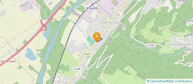 localisation de l'entreprise MADAME CAROLINE COLIN  VILLARD-BONNOT