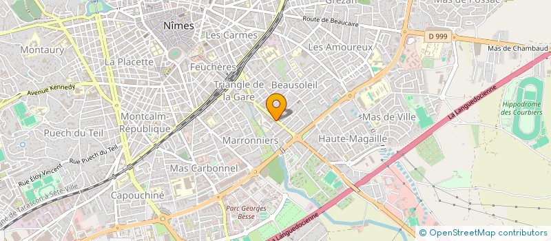 localisation de l'entreprise MADAME CAROLINE COLLET  NIMES