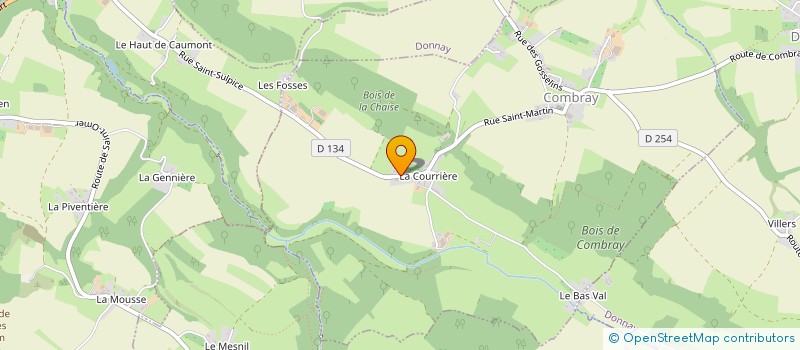 localisation de l'entreprise MADAME CAROLINE COLLINET  COMBRAY