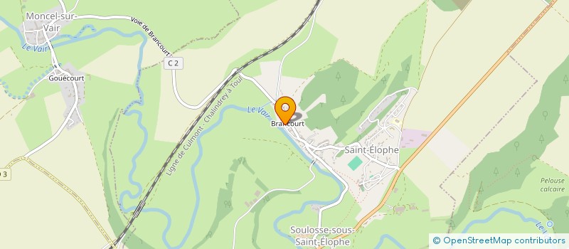 localisation de l'entreprise MADAME CAROLINE COLLOT  SOULOSSE-SOUS-SAINT-ELOPHE