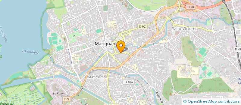 localisation de l'entreprise MADAME CAROLINE COLLURA à MARIGNANE