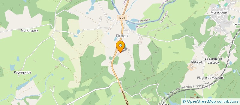 localisation de l'entreprise MADAME CAROLINE COLMAN  SAINT-PRIEST-LES-FOUGERES