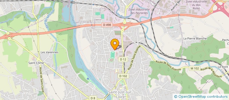 localisation de l'entreprise MADAME CAROLINE COMBE  SAINT-JUST-SAINT-RAMBERT