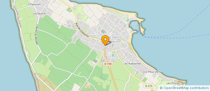 localisation de l'entreprise MADAME CAROLINE COMBES à SAINT-DENIS-D'OLERON