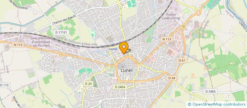 localisation de l'entreprise MADAME CAROLINE CONEM  LUNEL