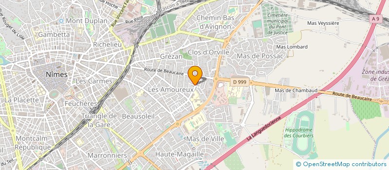 localisation de l'entreprise MADAME CAROLINE CONFORT  NIMES