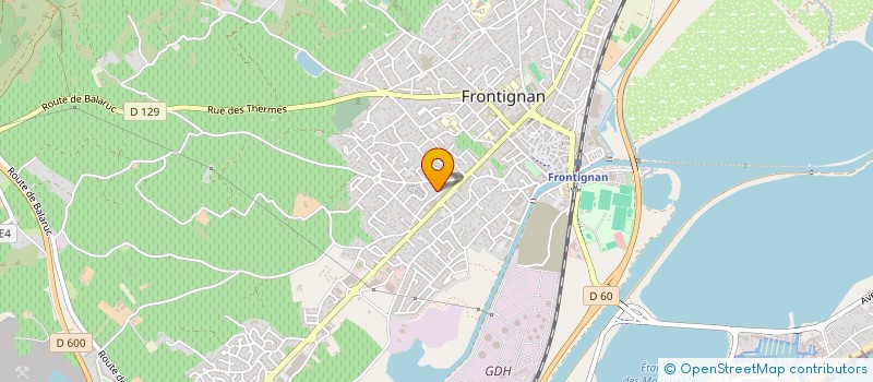 localisation de l'entreprise MADAME CAROLINE COPAY à FRONTIGNAN