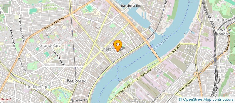 localisation de l'entreprise MADAME CAROLINE CORNEILLE  BORDEAUX