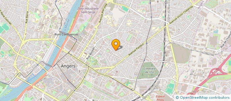 localisation de l'entreprise MADAME CAROLINE CORNU  ANGERS