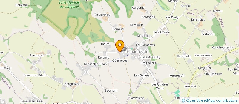 localisation de l'entreprise MADAME CAROLINE CORRE  PLOUNEVEZ-LOCHRIST