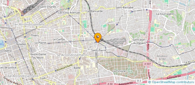localisation de l'entreprise MADAME CAROLINE CORTES à MARSEILLE