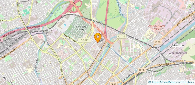 localisation de l'entreprise MADAME CAROLINE COSTA  MULHOUSE