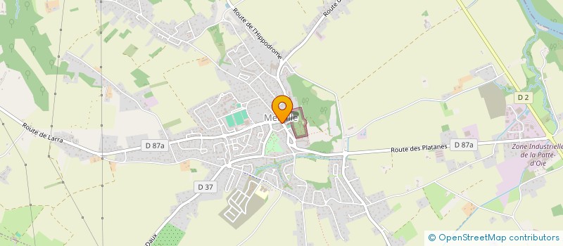 localisation de l'entreprise MADAME CAROLINE COSTANZO  MERVILLE