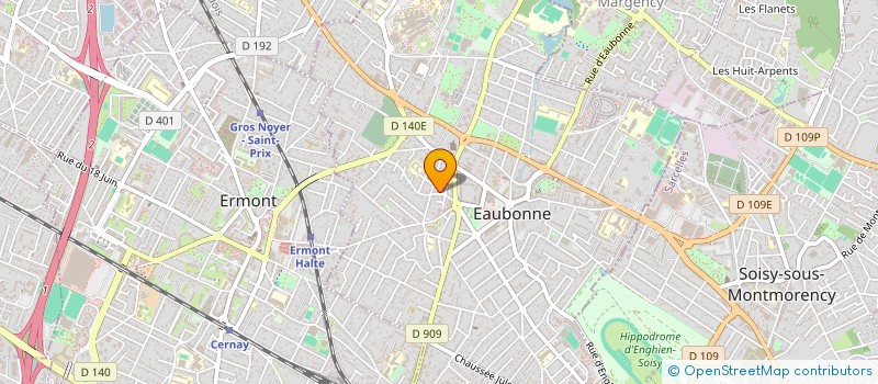 localisation de l'entreprise MADAME CAROLINE COSTE  EAUBONNE