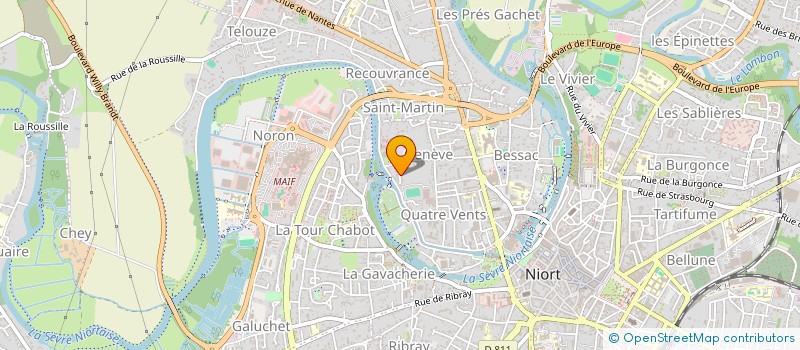 localisation de l'entreprise MADAME CAROLINE COTIN à NIORT