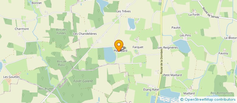 localisation de l'entreprise MADAME CAROLINE COUDAIR  PIERRE-DE-BRESSE