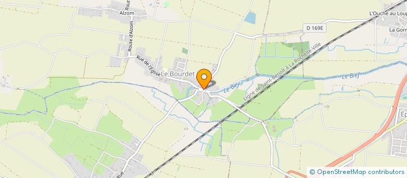 localisation de l'entreprise MADAME CAROLINE COUE  LE BOURDET