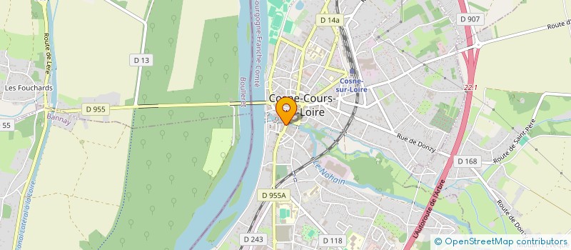 localisation de l'entreprise MADAME CAROLINE COUET à COSNE-COURS-SUR-LOIRE