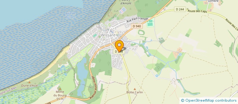 localisation de l'entreprise MADAME CAROLINE COUPE  WISSANT